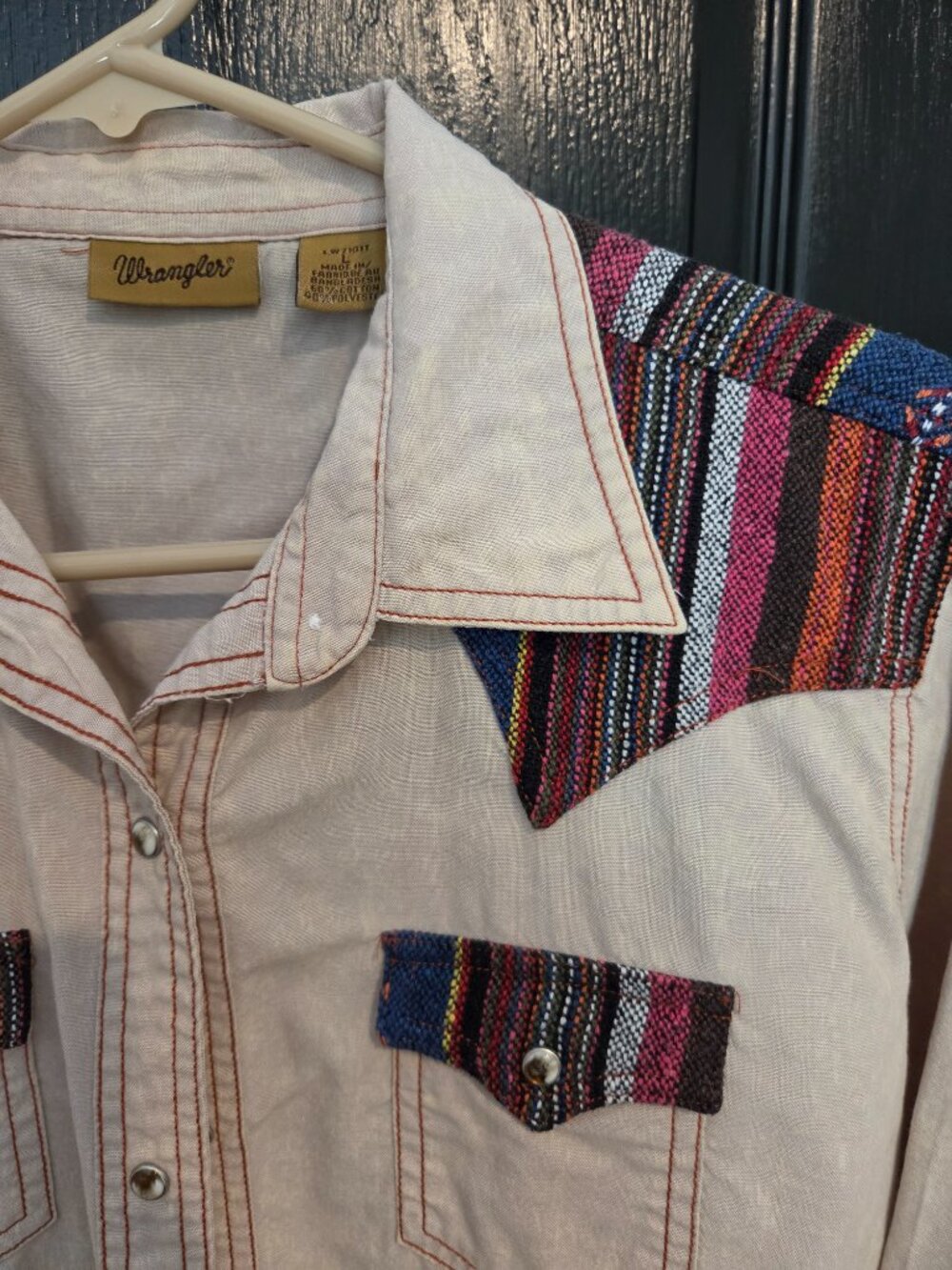 Wrangler Womens Size L Western Shirt - Picture 3 of 5